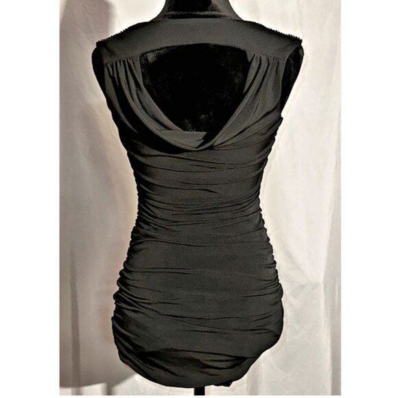 Studio Y Tight Mini Club Dress, Scooped Neckline, XS - Picture 2 of 10
